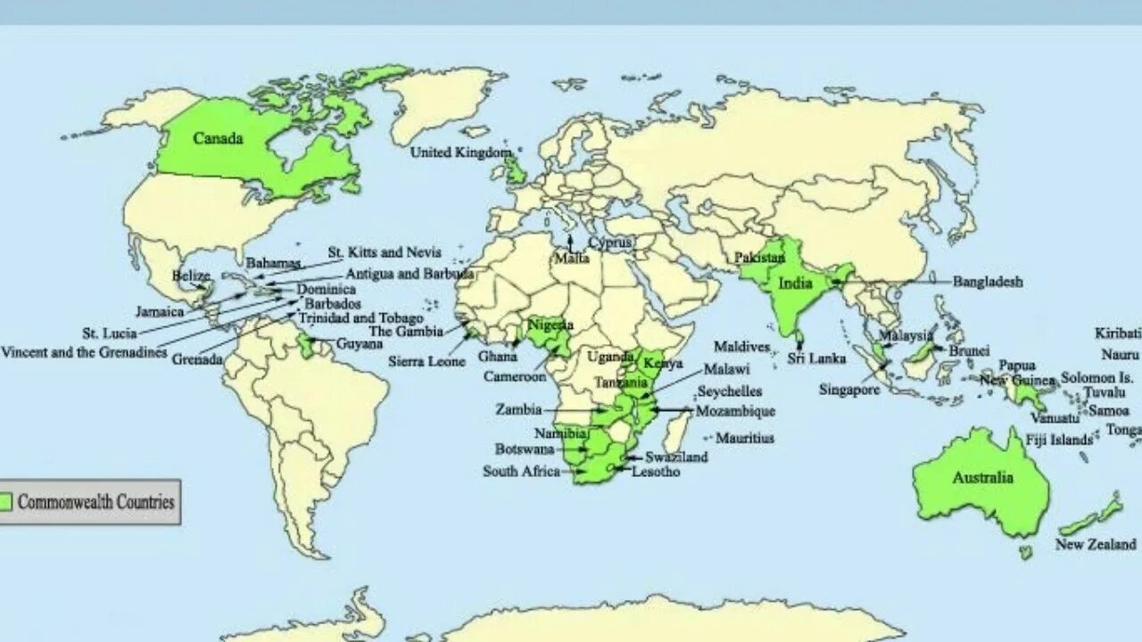 Содружество какие страны входят. Британское Содружество наций карта. Страны британского Содружества на карте. Карта Содружества Великобритании.
