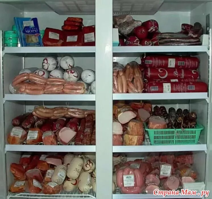 В холодильнике есть мясо. Холодильник полный мяса. Мясные продукты в холодильнике. Полный холодильник деликатесов. Холодильник полный колбасы.