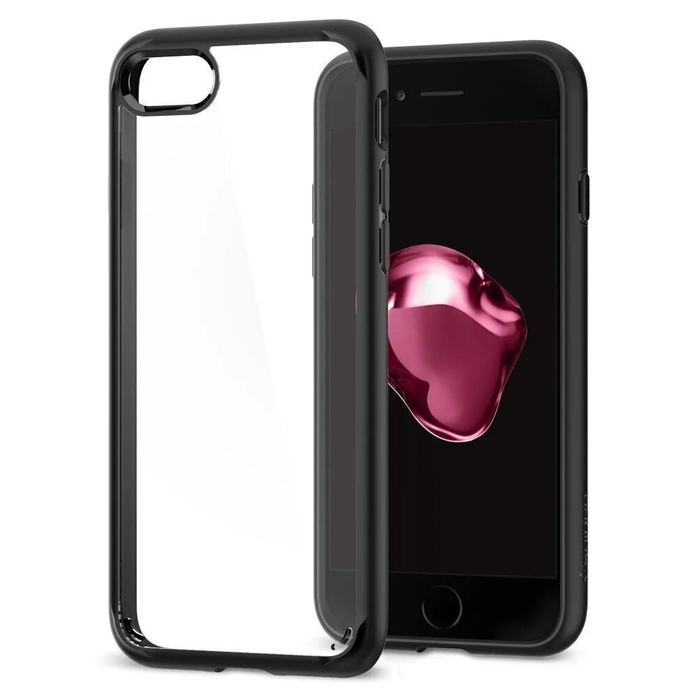 Чехол на айфон spigen. Spigen чехлы iphone 7. чехол spigen для iphone 8. sgp ultra hybrid 2 black для iphone 7/8/se 2025. iphone 8 plus чехол.