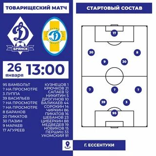 Динамо брянск расписание матчей
