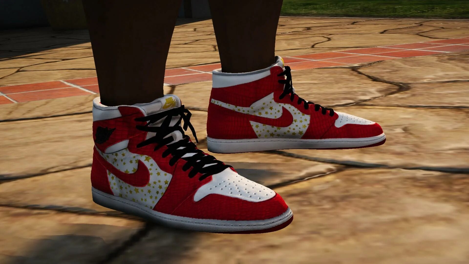 Кроссовки гта 5. Nike Air Jordan 1 GTA 5. Air Jordan 1 в GTA. Jordan 1 Supreme.