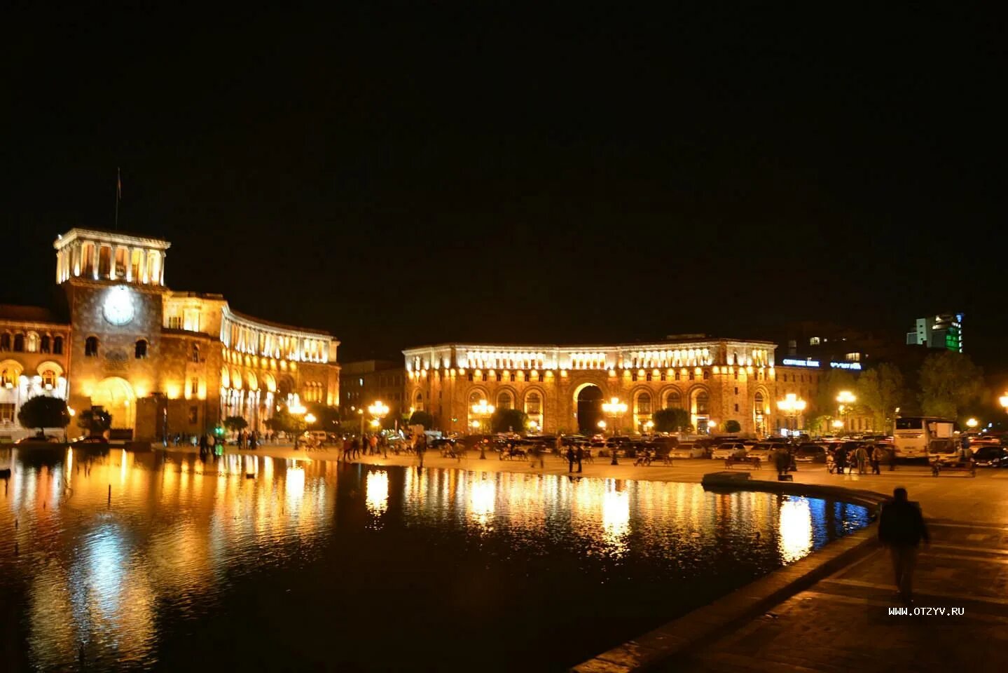 Площадь Республики Ереван. Ереван Арарат. Ночной Ереван.