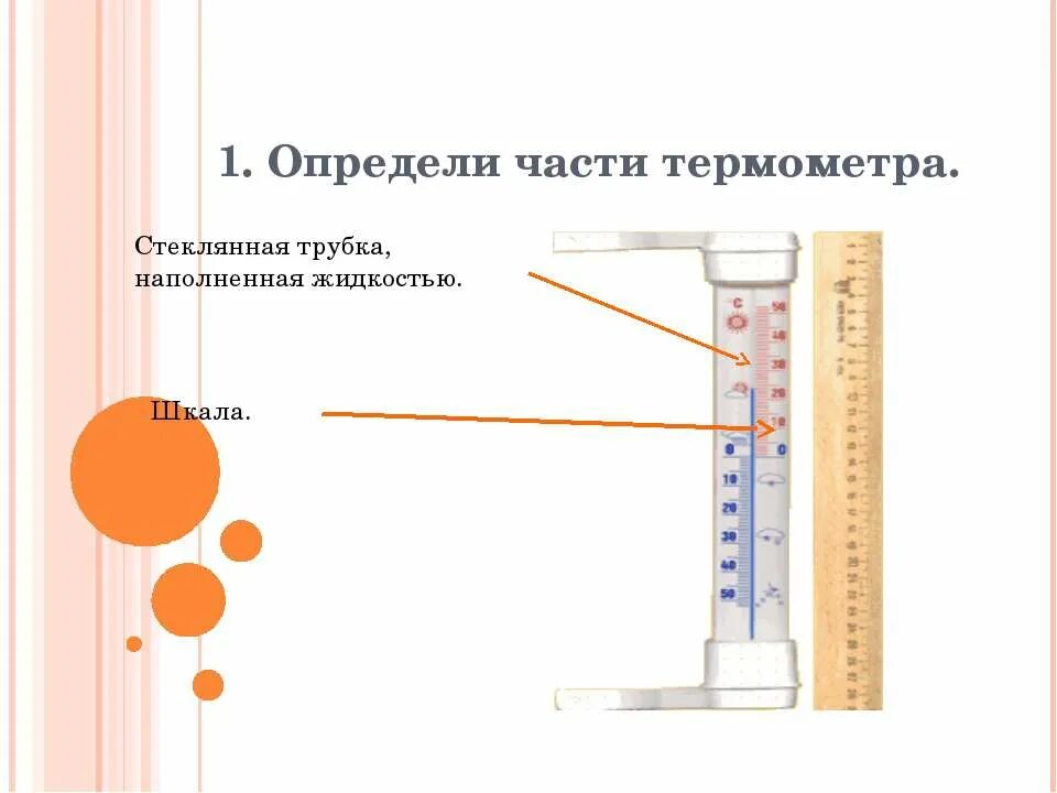 Название частей термометра 2 класс. Основные части термометра. Части термометра 2. Название частей градусника. Температура измерение температуры термометры 7 класс