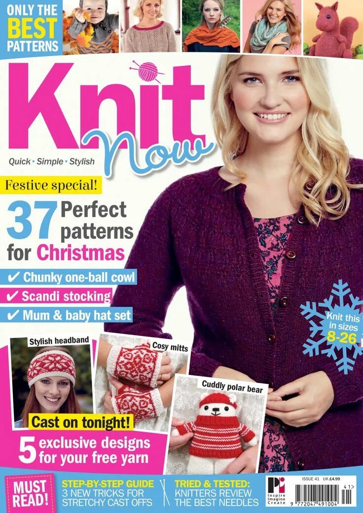 Now magazine. Knit Now November 2014. Knit Now, Issue 1, October 2011. I like Knitting Magazine.