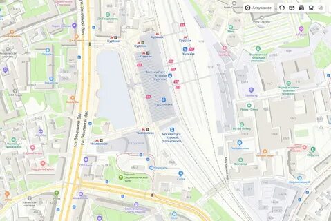 Карта 3 вокзалов