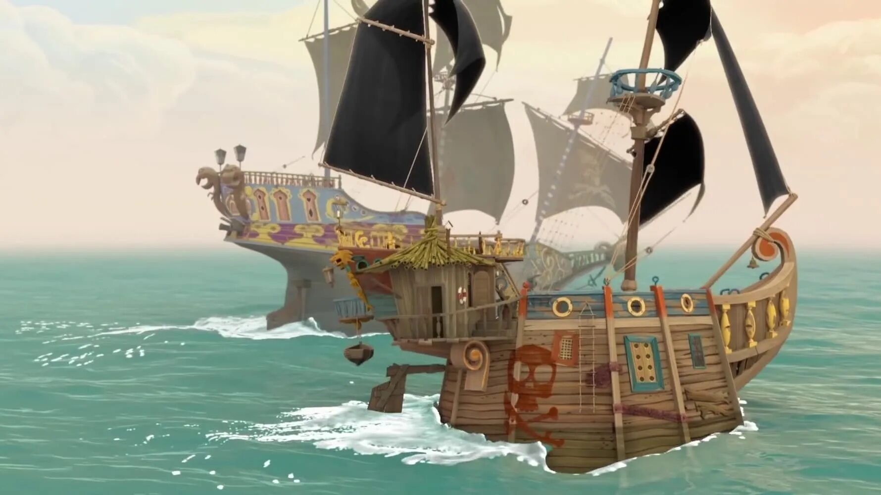Пираты 7 штормов. Синдбад мореход Легенда семи морей корабль.