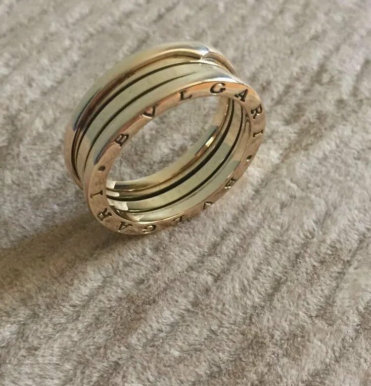 B.zero1 Bvlgari ring, Titanium wedding rings, Luxury rings