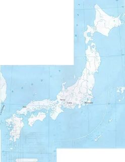 Японская контурная карта