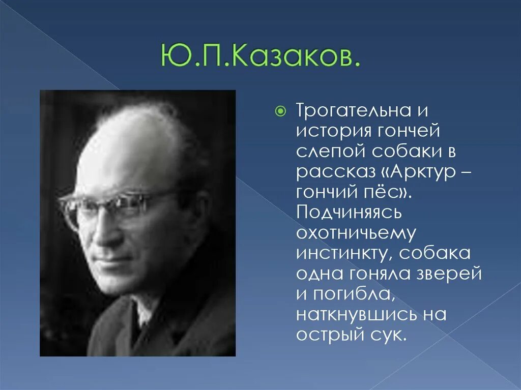 Ю П Казаков биография. Портрет ю.п. Казакова.