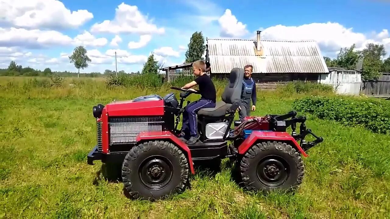 Работа мини тракторов