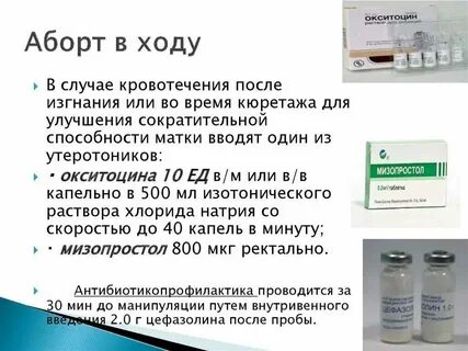 Капельницы при угрозе выкидыша