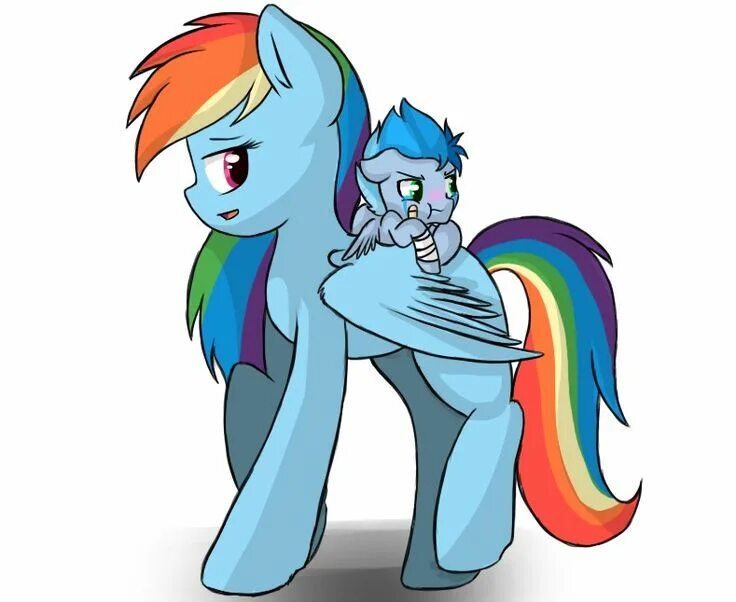 Rainbow dash x oc