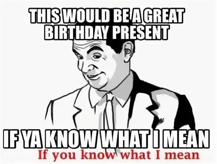 But i mean to me