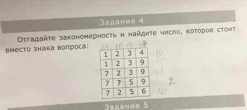 1 4 9 25 закономерность