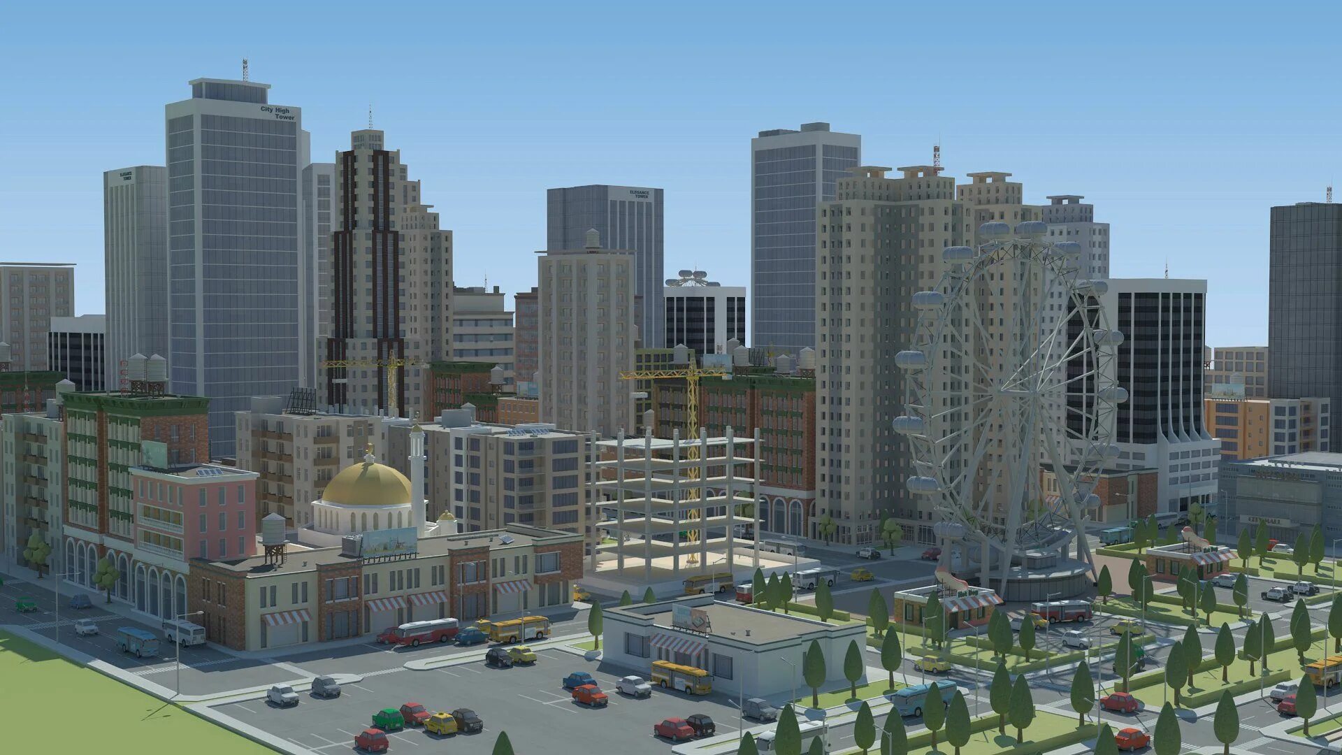 Симпл сити. Фон города для 3d Max. 3d модель панорамы города. Модель города в 3d Max. Улица 3ds Max.