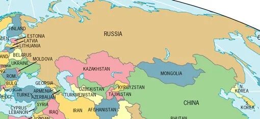 В какой части страны располагается пограничные страны. Пограничные государства России на карте. Государства которые граничат с Россией. Карта России и страны граничащие с Россией. Государства граничащие с Россией на карте.