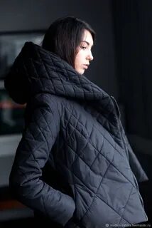 Капюшон стеганый женский