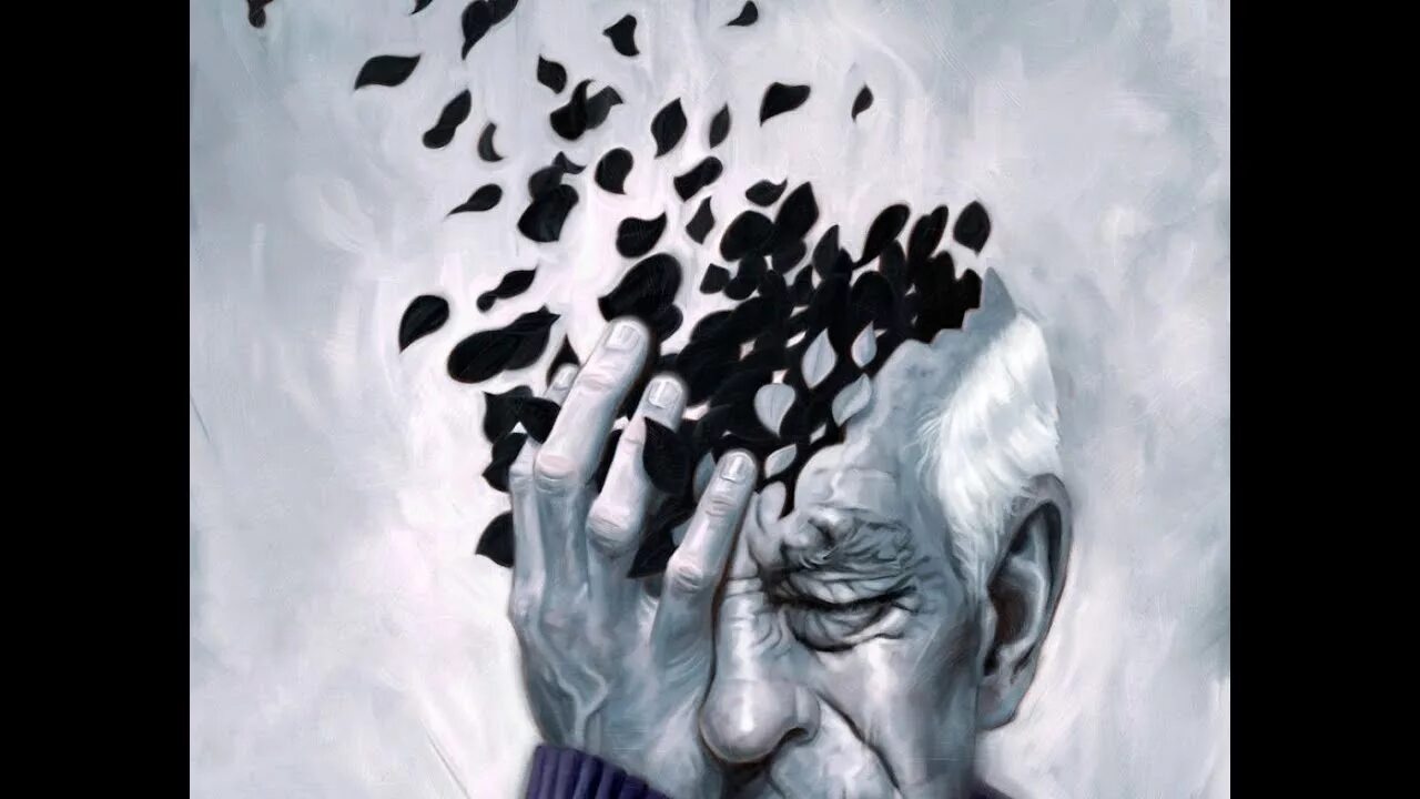 Ютуб деменция. Болезнь Альцгеймера арт. Деменция картинки. Деменция иллюстрация. Креативы про деменцию.