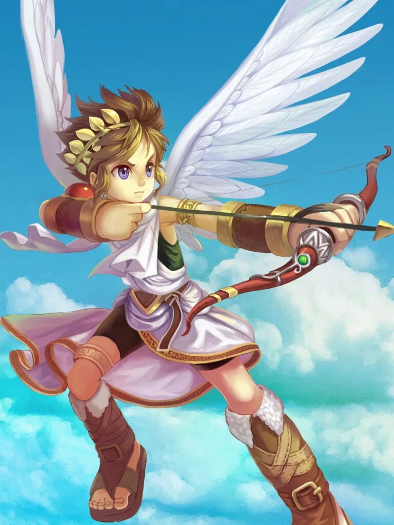 Kid icarus. Пит КИД Икарус. Kid Icarus игра. Kid Icarus пит арт. Kid Icarus КИД.