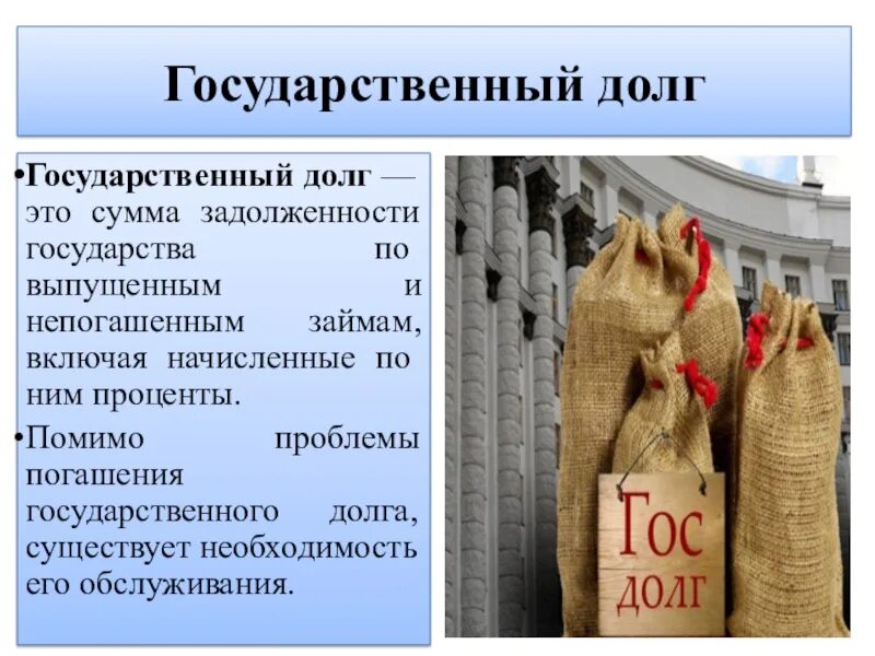 Причинами государственного долга являются. Государственный долг. Презентация на тему государственный долг. Внешний государственный долг. Государственный долг стран.