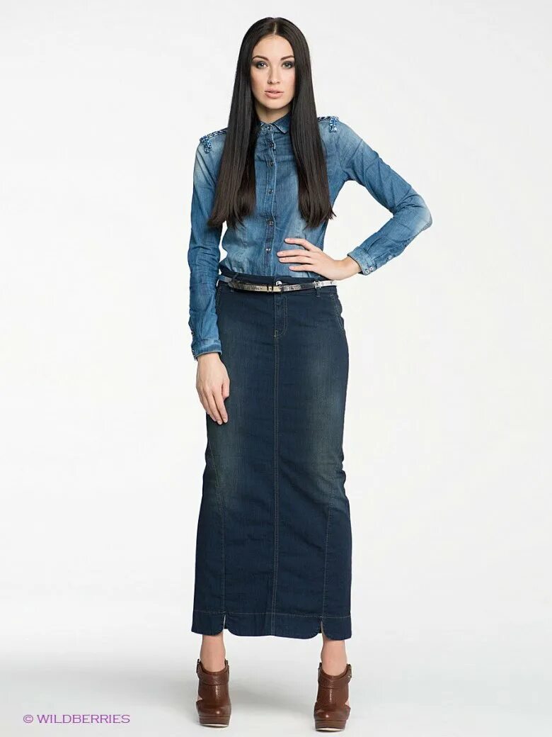 Джинсовая юбка макси 2023. Джинсовая юбка прямая длинная. Длина джинсовая юбка. Юбка джинсовая удлиненная.