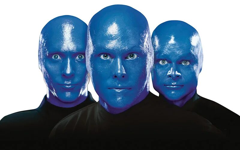 Группа голубых мужчин. Группа Blue man Group. Солистка группы Blue man Group. Blue man Group вокалистка. Синее лицо.