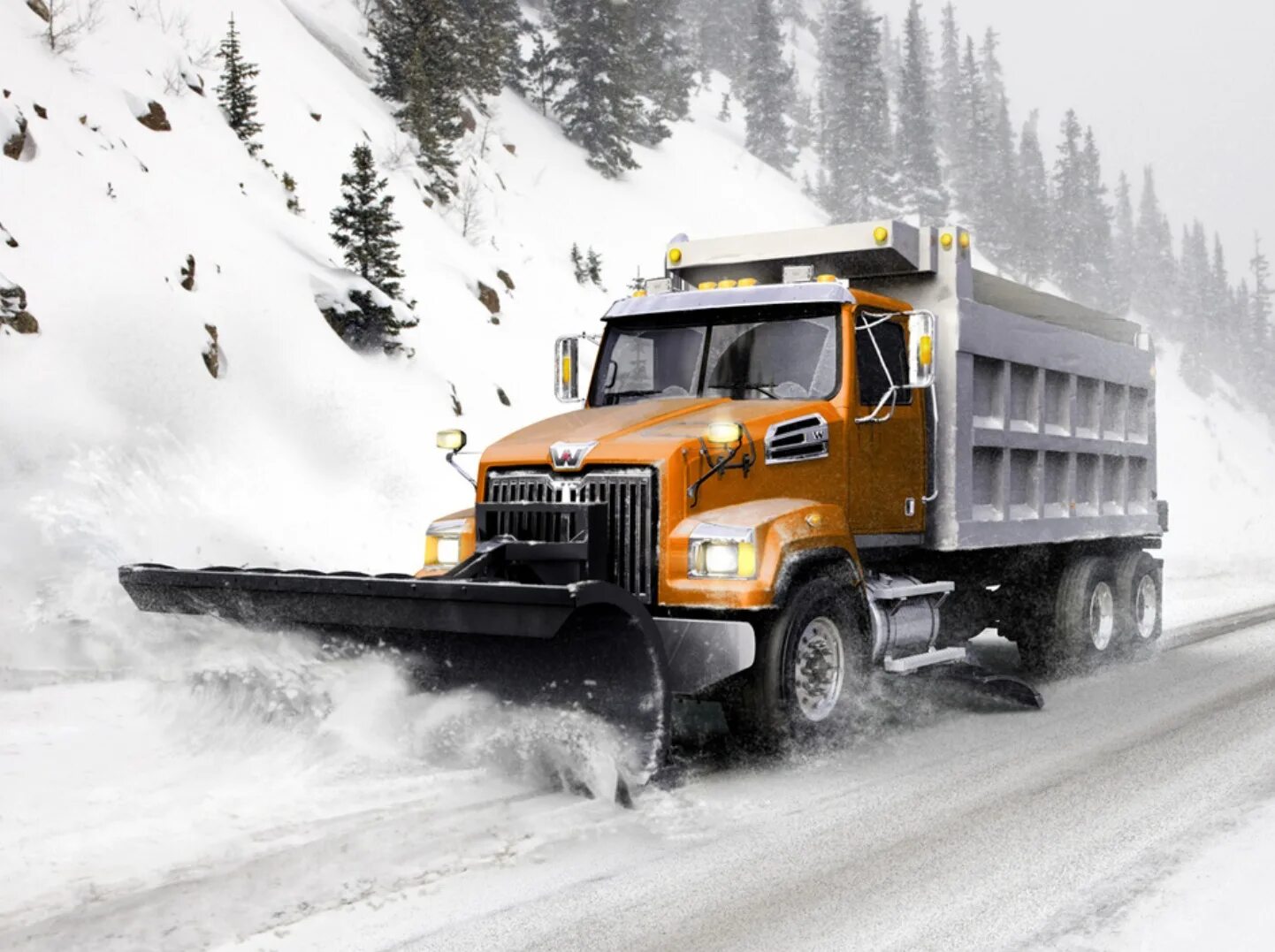 Зимний грузовик. Western Star 4700. Самосвал зима. Грузовик зимой. Фура зимой.