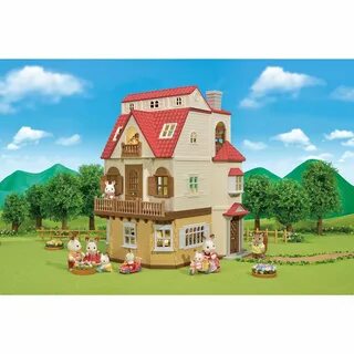 Sylvanian families большой дом со светом