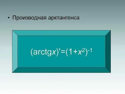 Производная минуса