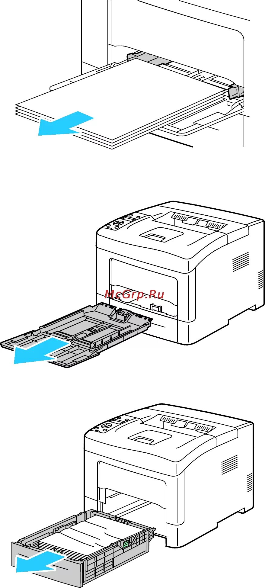 Xerox застряла бумага