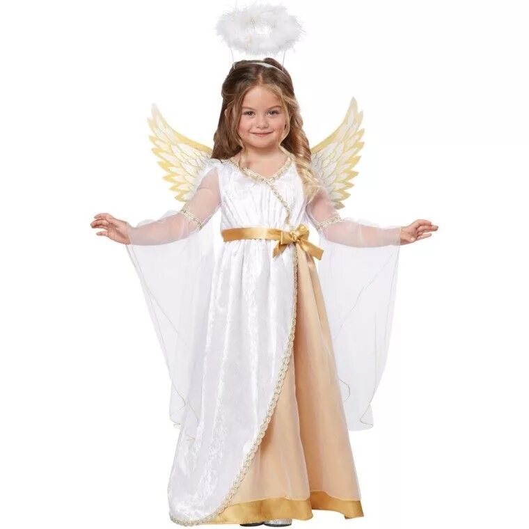 Костюм ангела. Платье ангела для девочки. Карнавальные костюмы для детей. Детский костюм ангелочка. Карнавальные костюмы ангел