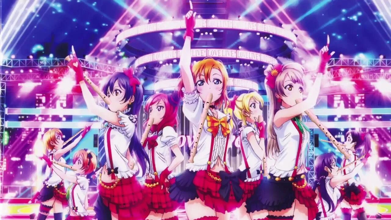 Мьюз лов лайв. Love Live Мьюз. Живая любовь сияние.