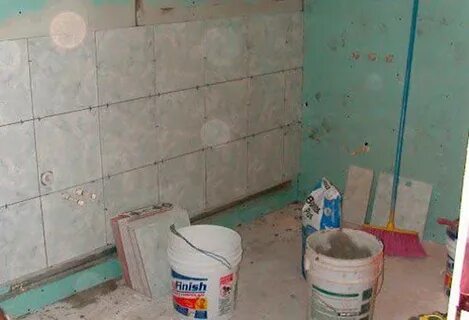 Влагостойкий гипсокартон для ванной комнаты под плитку