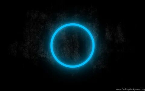 Download Blue Neon Circle Glowing In The Dark Wallpapers 23834 Popular 1920...