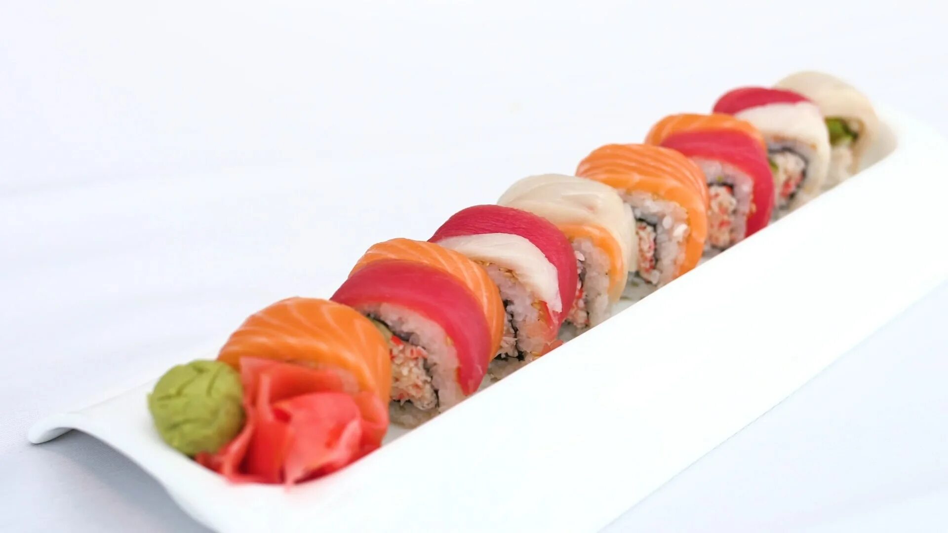 Ролл Радуга. Rainbow Roll sushi. Суши ролл Радуга!. Радуга sushi 8.
