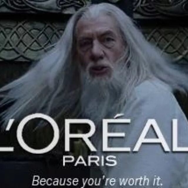 Because you worth it. Саруман актер. because you are worth it.