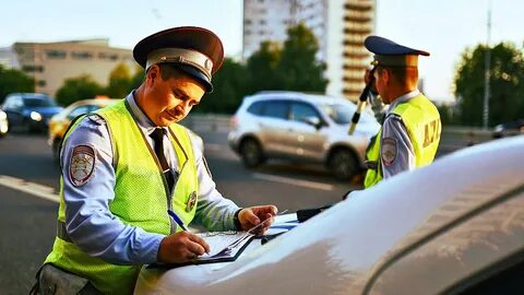 Сотрудник гаи выписал штраф