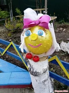 Сделать колобка своими руками для сада