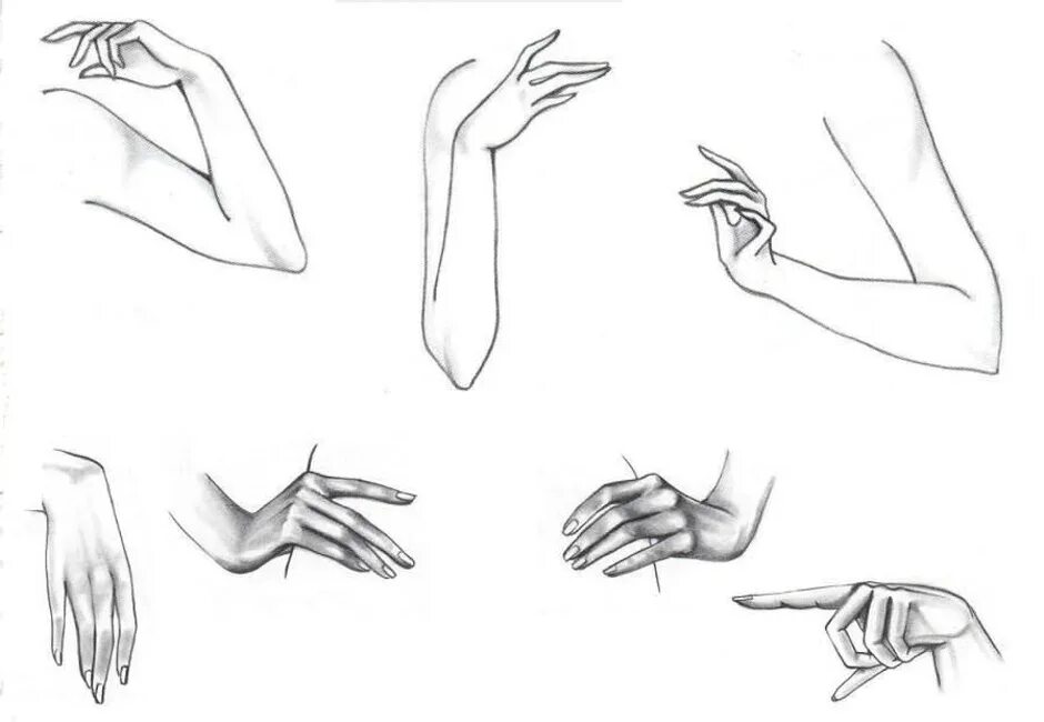 Зарисовки рук. Эскизы на руку. Руки для рисования. Женские руки для рисования.