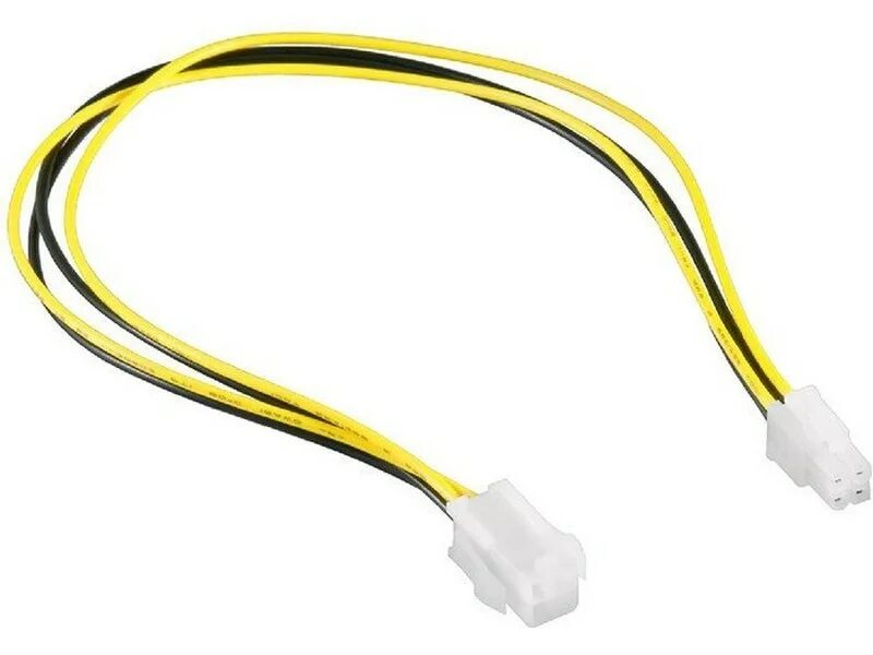 Удлинитель питания Cablexpert '4pin' (cc-PSU-7). Удлинитель питания Cablexpert cc-PSU-7 ATX 4-Pin m/f, длина 0.3м. Удлинитель 4 Pin на 4 Pin CPU. Кабель ATX 4 Pin ATX 4 Pin. Кабель питания процессора