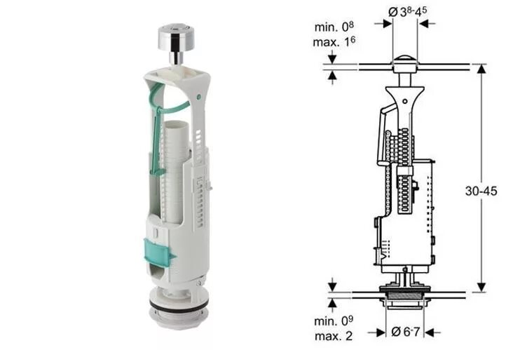 Замена выпускного клапана сливного бачка унитаза. Схема арматуры сливного бачка. ALCAPLAST сливной механизм регулировка. Geberit запорная арматура для унитаза. Для унитаза сливной механизм бачка клапын Нижни.