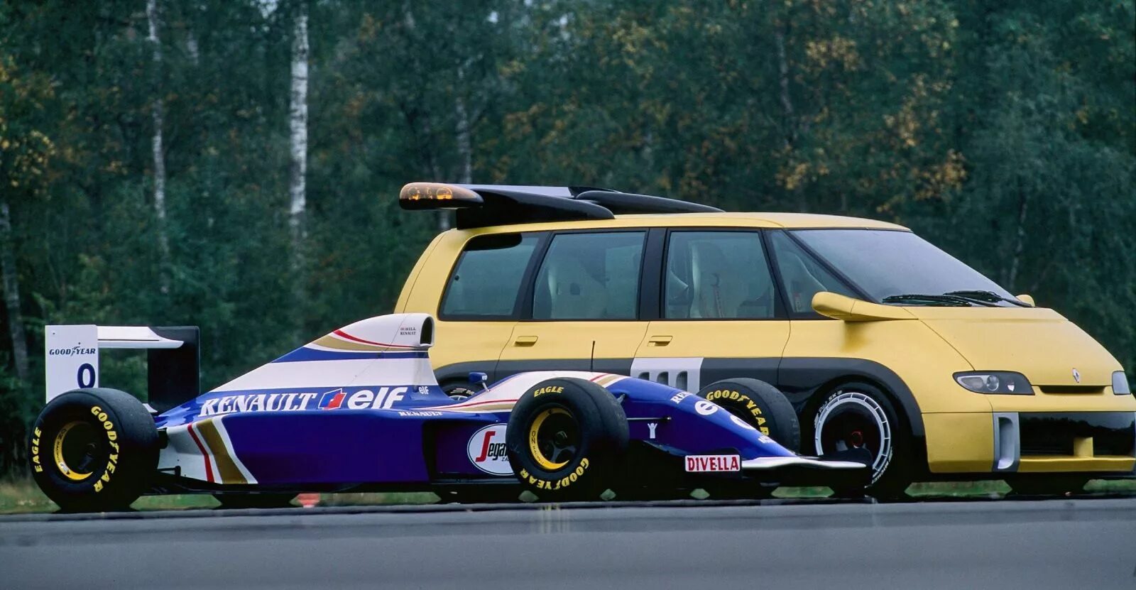 Renault f. Renault Espace f1. Renault Espace f1 1994. 1995 Renault Espace f1. Рено Эспейс f1.