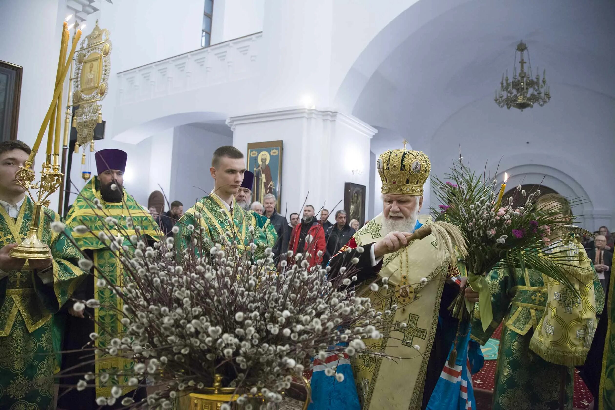 Солодовников Вербная всенощная. С праздником Вербное воскресенье.