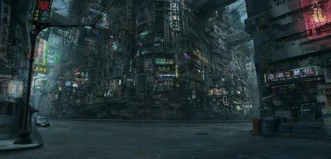 Киберпанк стена