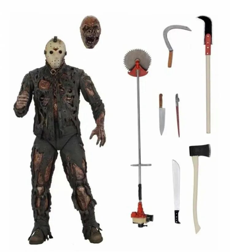 Игрушка NECA Джейсон Вурхис. Джейсон Вурхиз пятница 13-е. Фигурка Jason Voorhees Ultimate — NECA Friday the 13th VII the New Blood. Игрушки убийцы купить