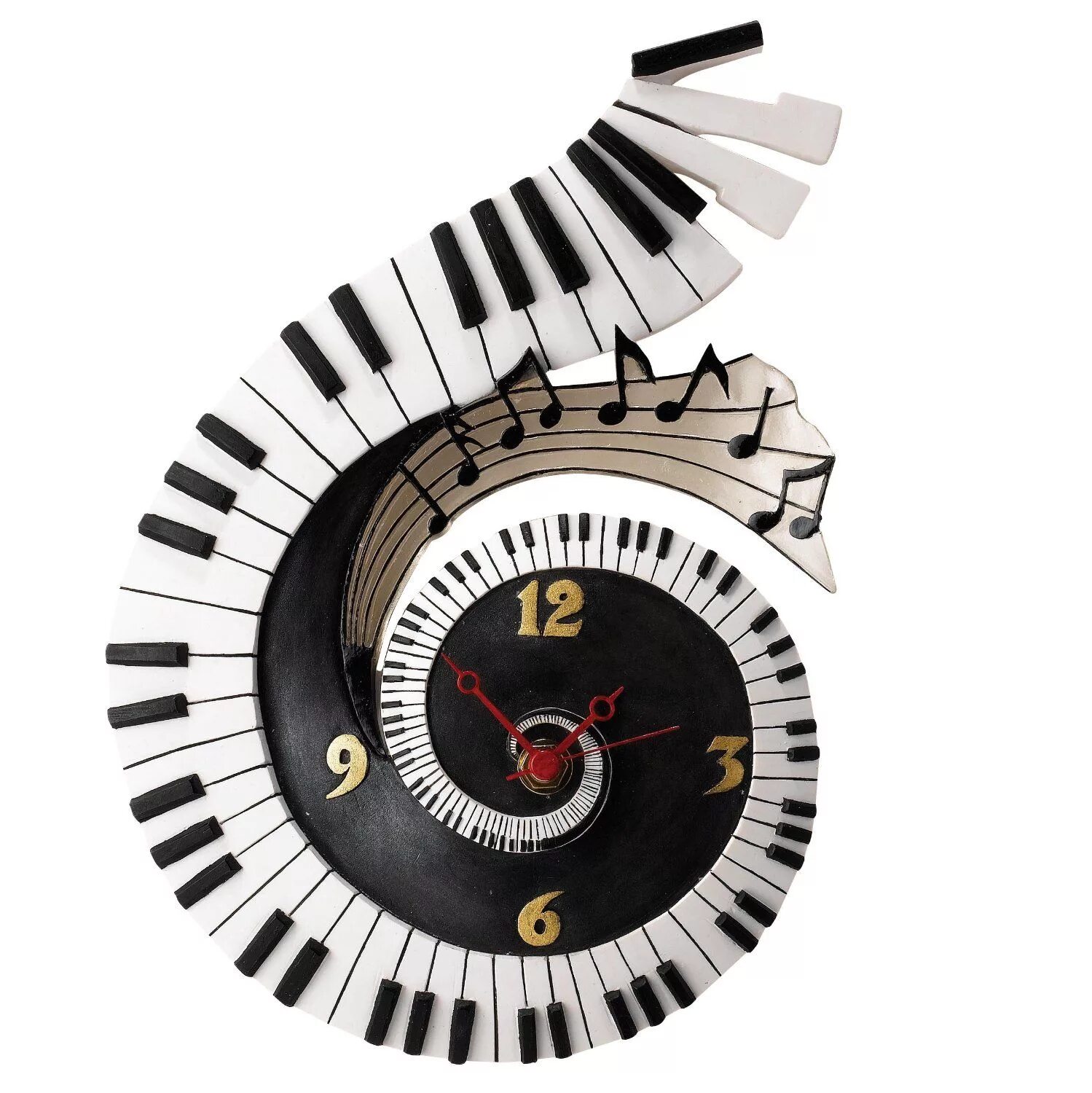 Включи музыкальные часы. Музыкальные часы. Часы в виде пианино. Часы с нотками. Часы настенные пианино.