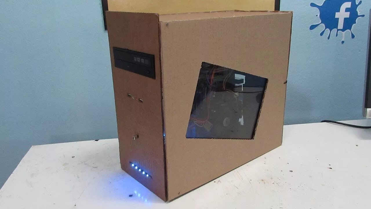 Коробок для пк. Mini itx case diy. Пк из картона. Ящик для системного блока. Пк в картонной коробке.
