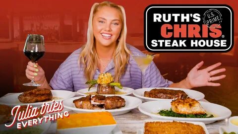 Trying 29 Of The Most Popular Dishes From Ruth's Chris Steak House Delish