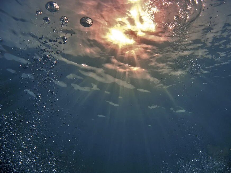Свет через океан. Солнце под водой. Солнце из под воды. Лучи солнца под водой. Под водой.