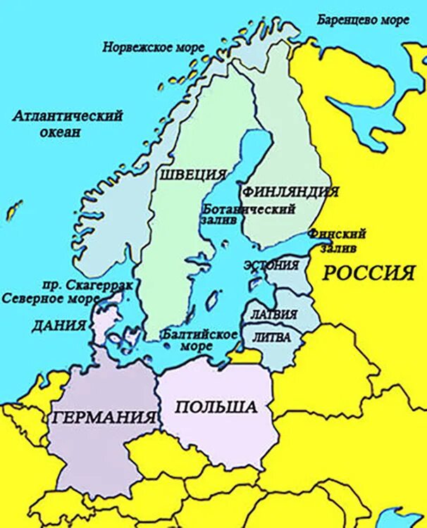 Балтийское море на карте. Карта Северного моря и Балтийского моря. Балтийское море карта со странами. Где находится Балтийское море на карте.